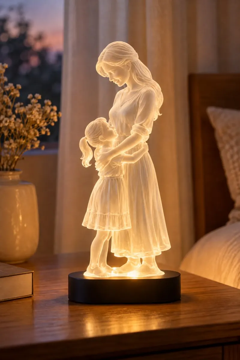 Luminária de mãe e filha